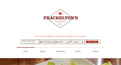 Desktop Screenshot of frackeltons.com