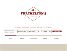 Tablet Screenshot of frackeltons.com